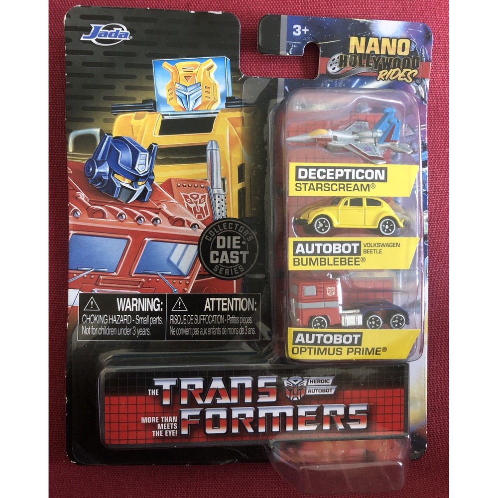 Jada Transformers Nano Hollywood Rides Diecast Cars